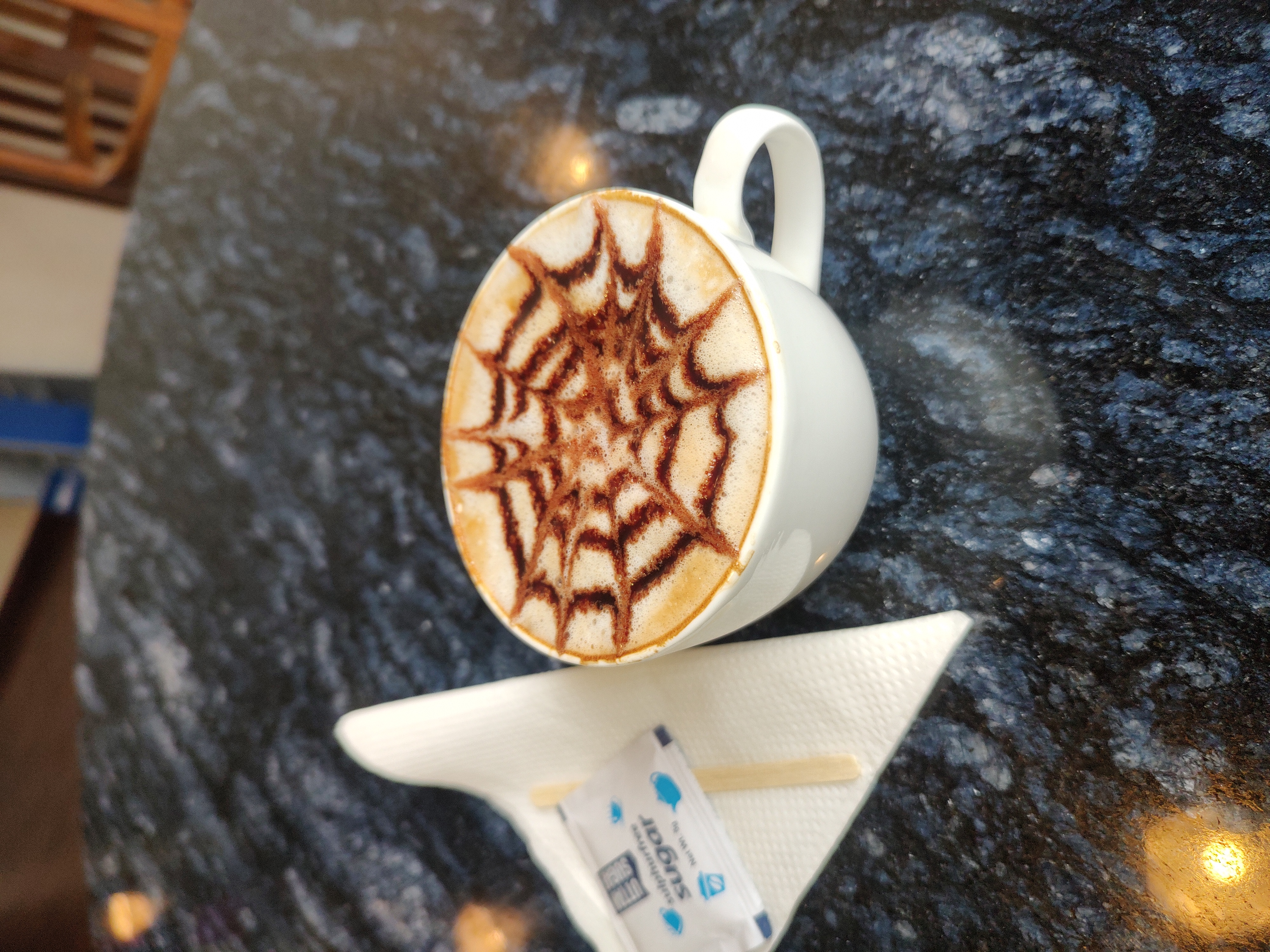 Fresh Coffee with Croissant